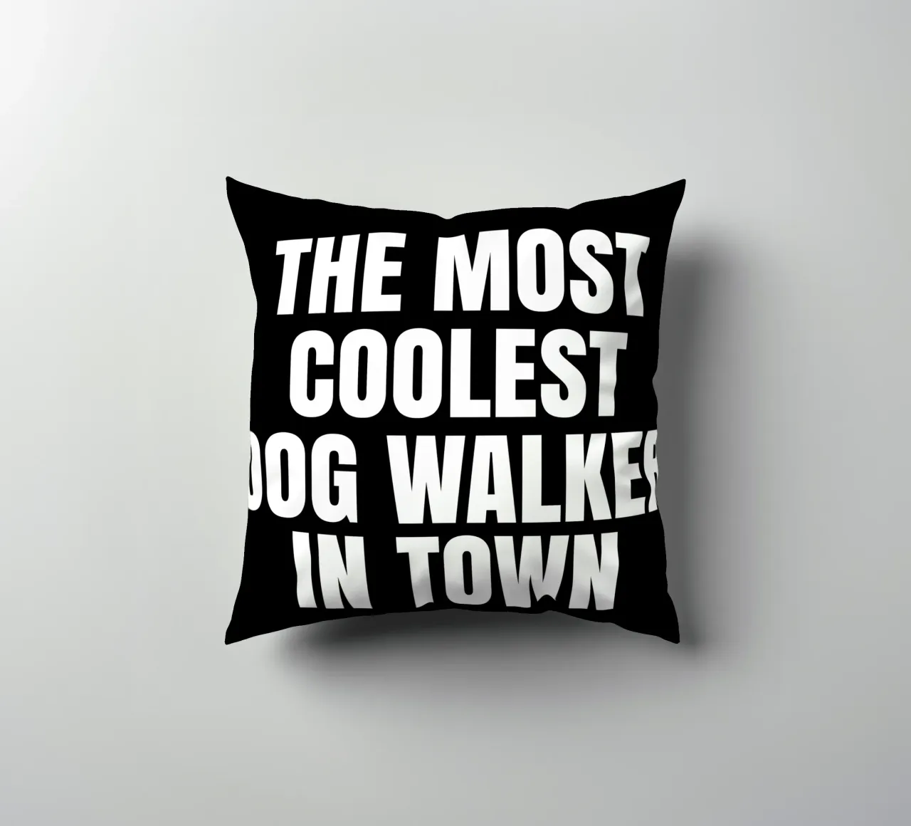 The most coolest dog walker in town cuscino da happieeagle