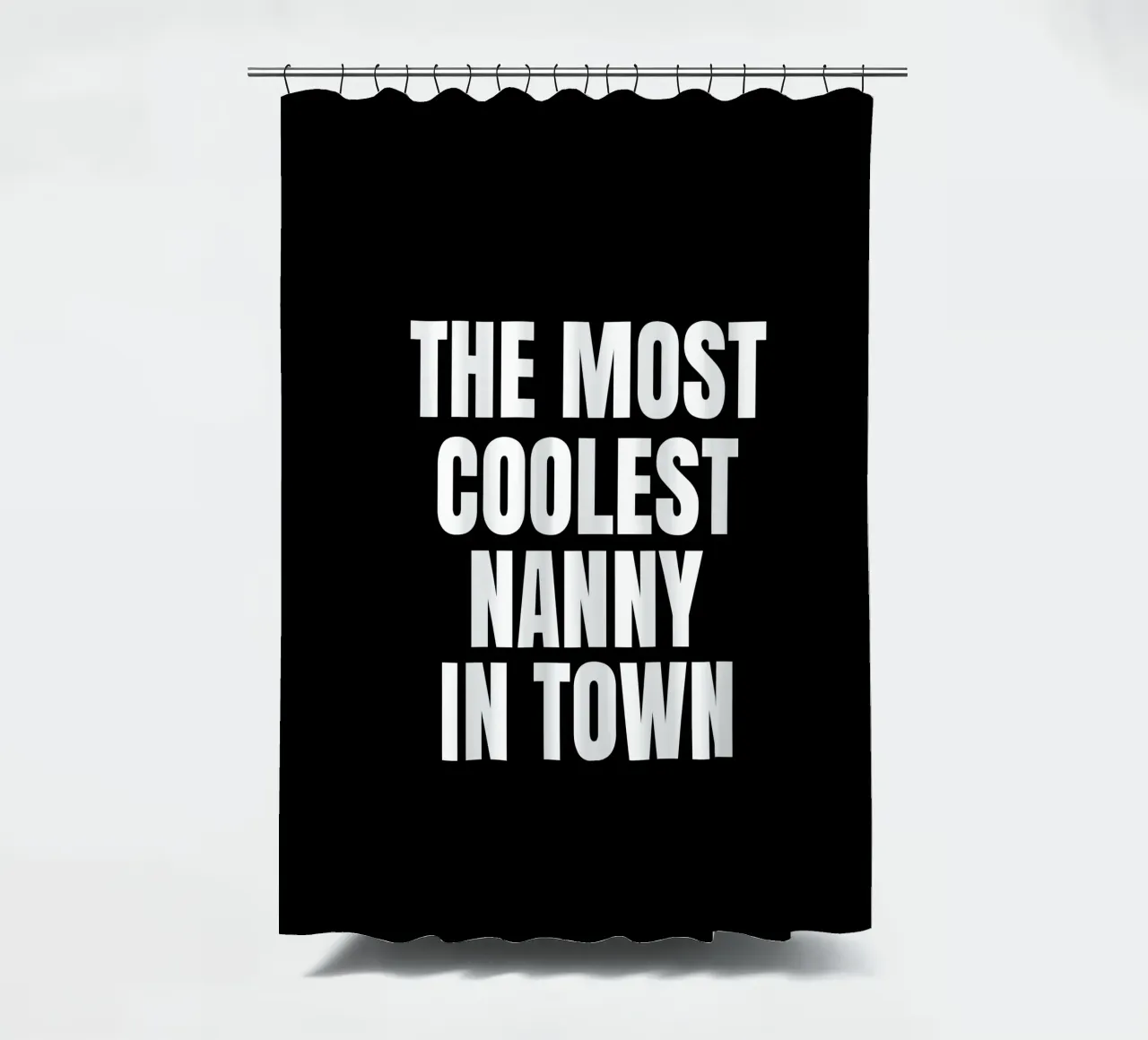 The most coolest nanny in town shower curtain by happieeagle