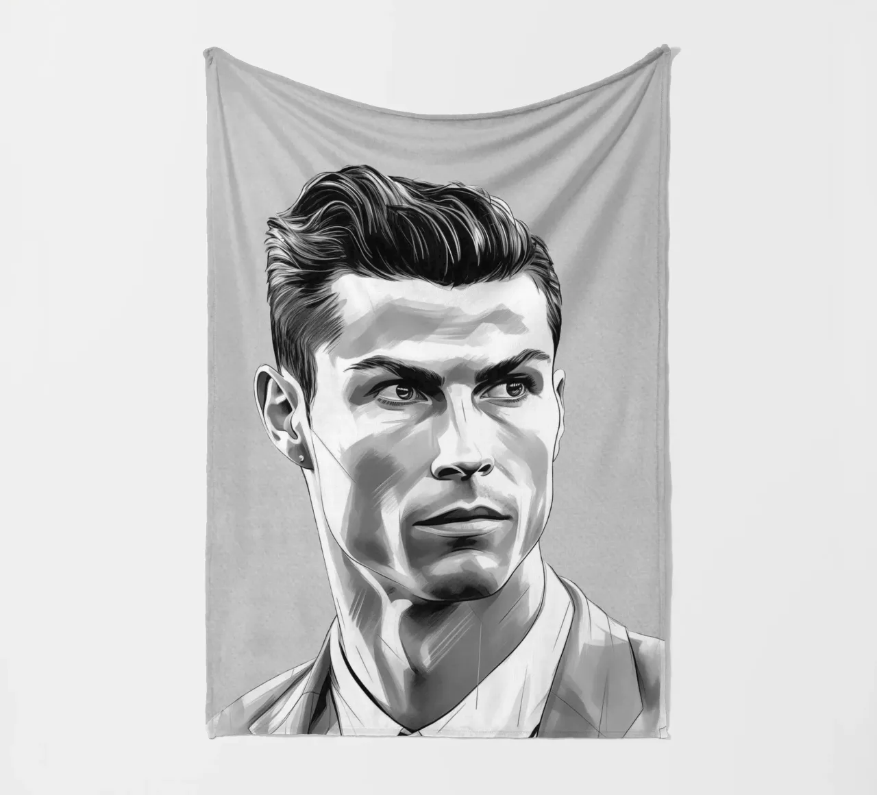 Ronaldo Champion in Skizze coperta in pile da Carinaprint