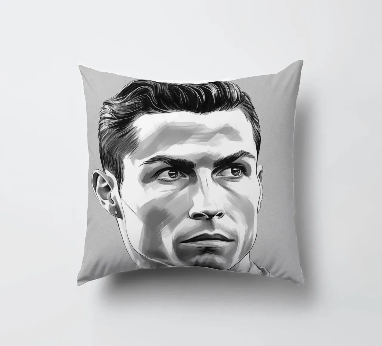 Ronaldo Champion in Skizze cuscino da Carinaprint