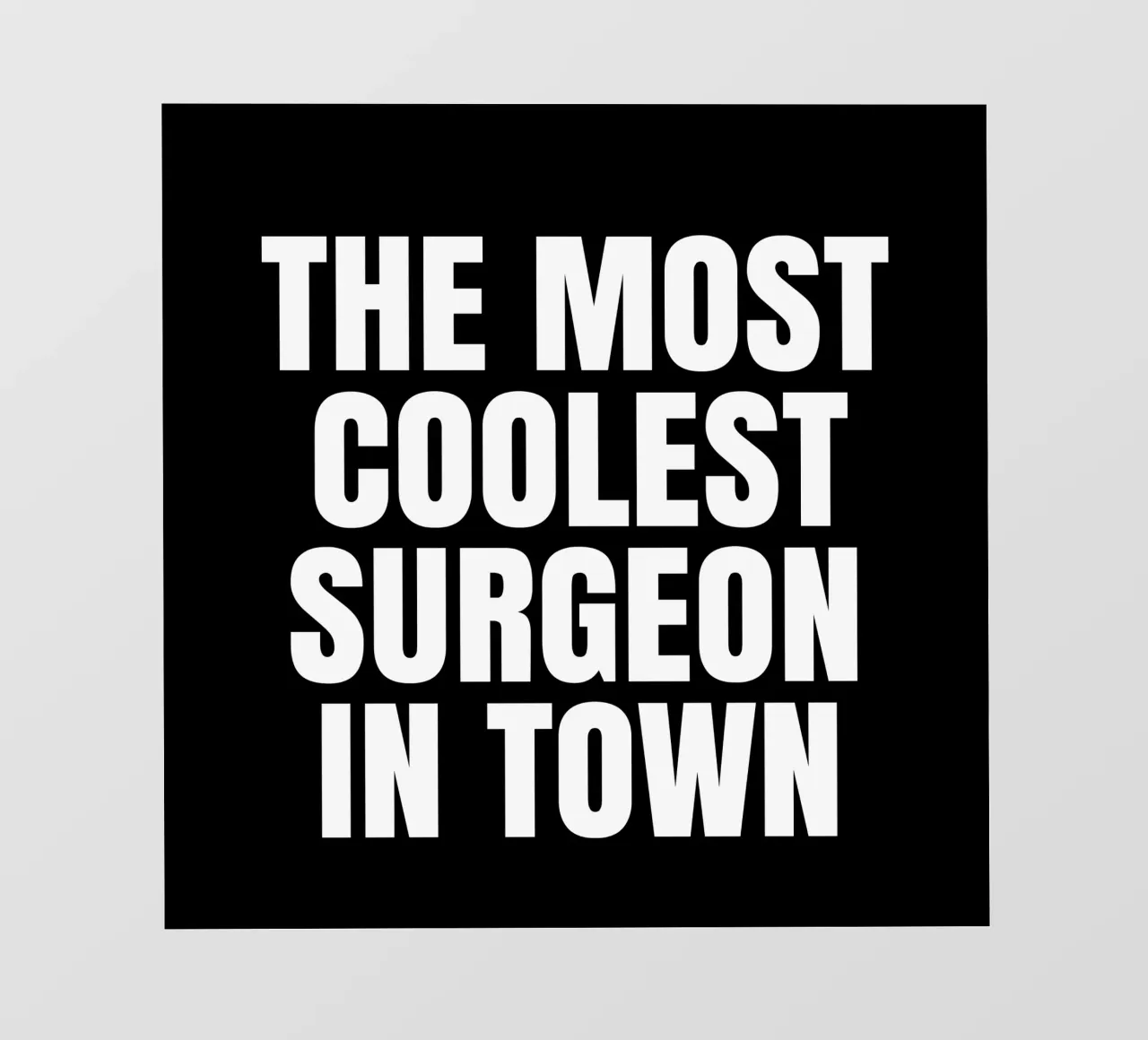The most coolest surgeon in town telo in pvc da happieeagle