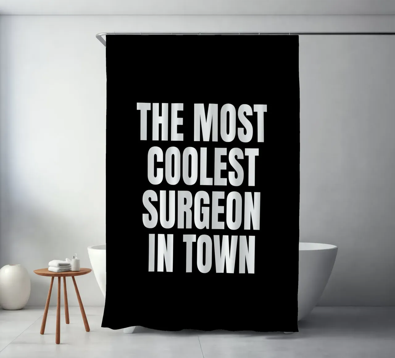 The most coolest surgeon in town Duschvorhang von happieeagle