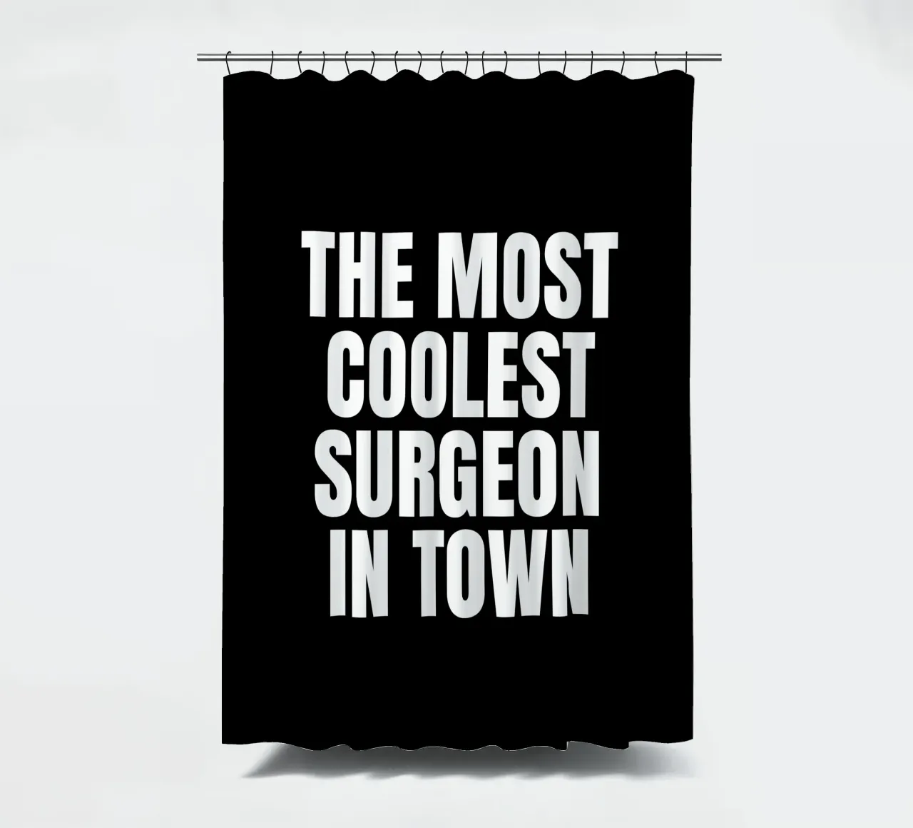 The most coolest surgeon in town Duschvorhang von happieeagle