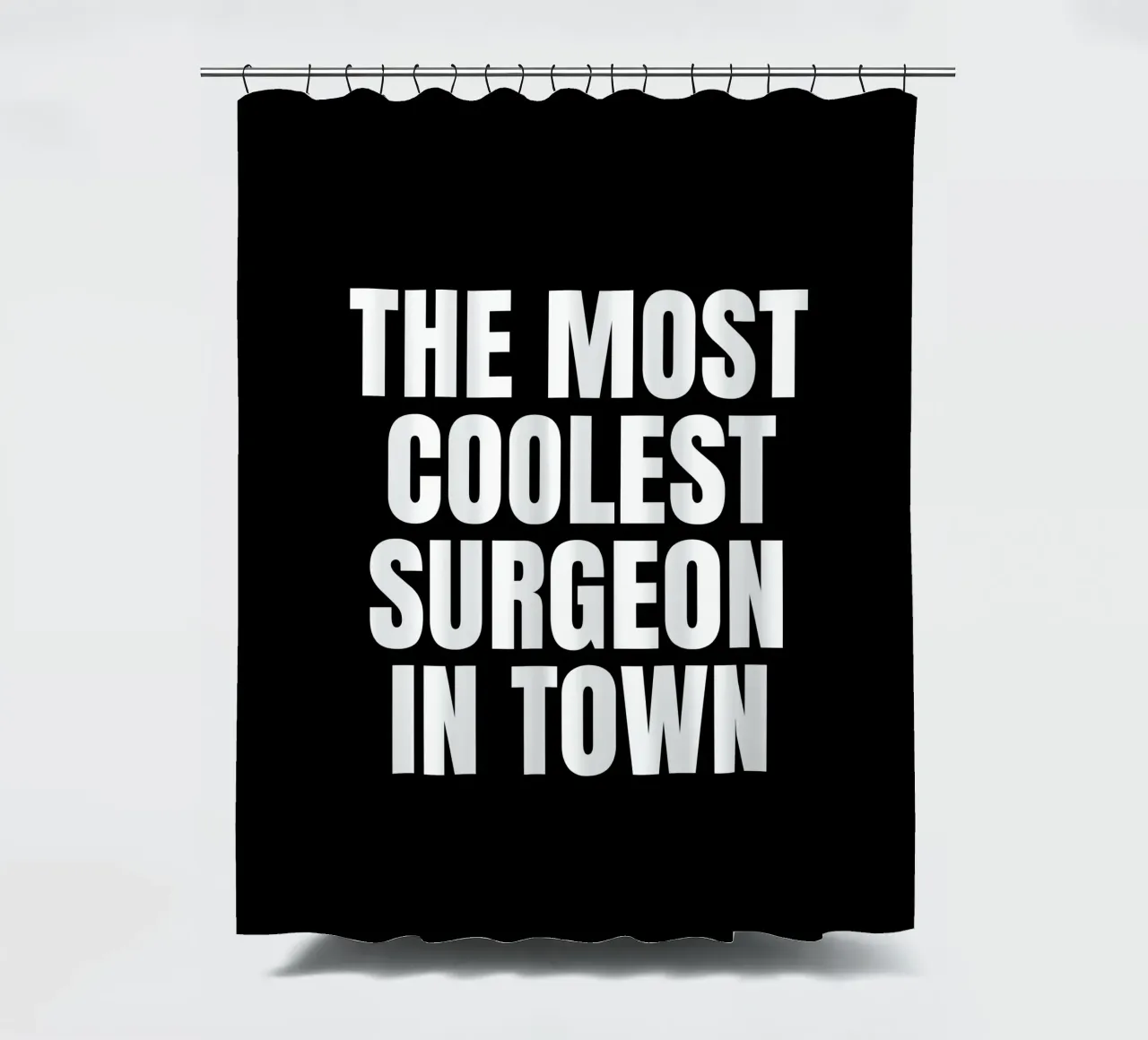 The most coolest surgeon in town Duschvorhang von happieeagle