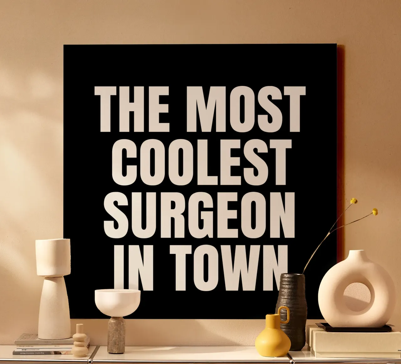 The most coolest surgeon in town tela con Cornice a cassetta da happieeagle