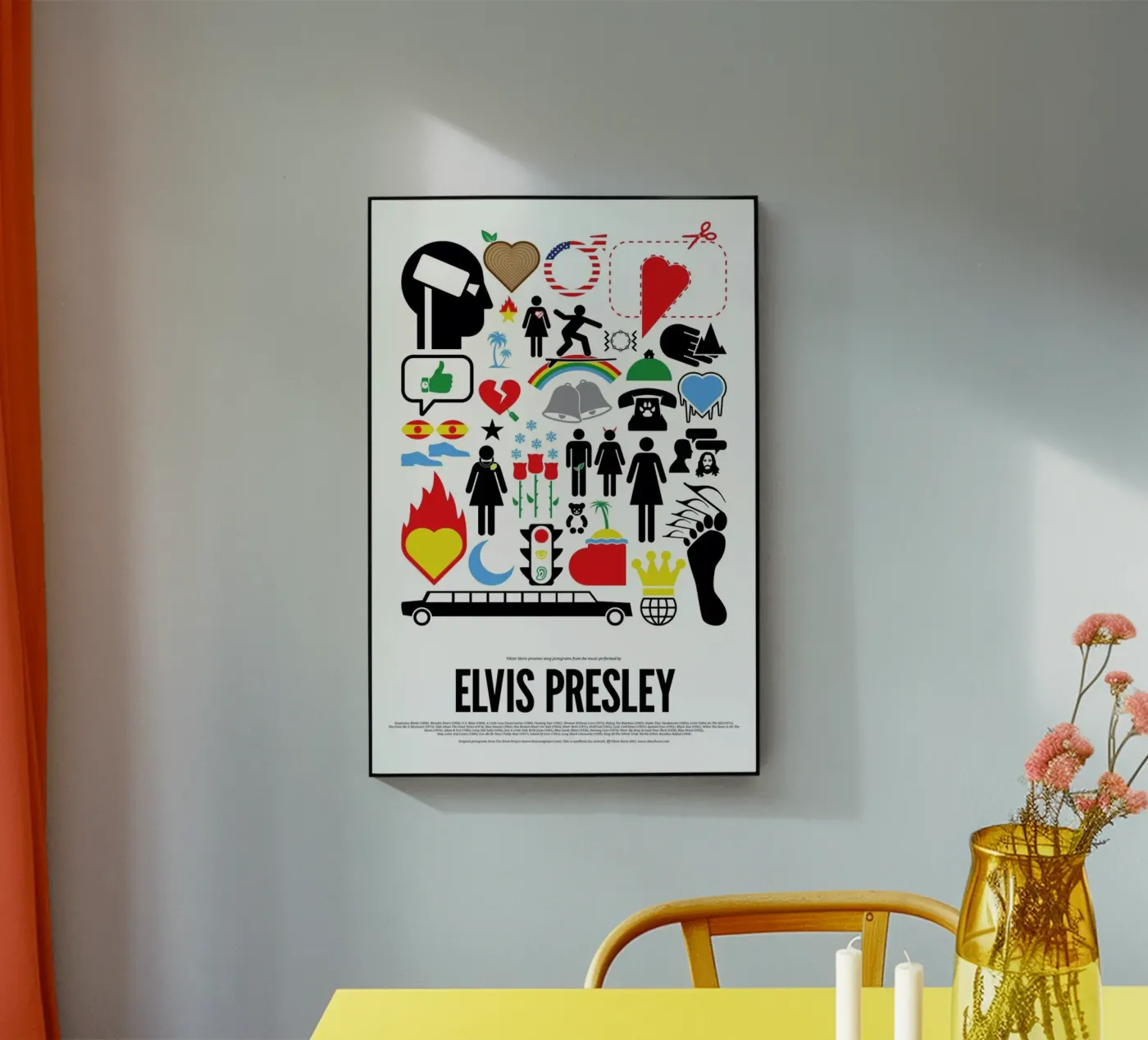 Elvis Presley plexiglass da Viktor Hertz