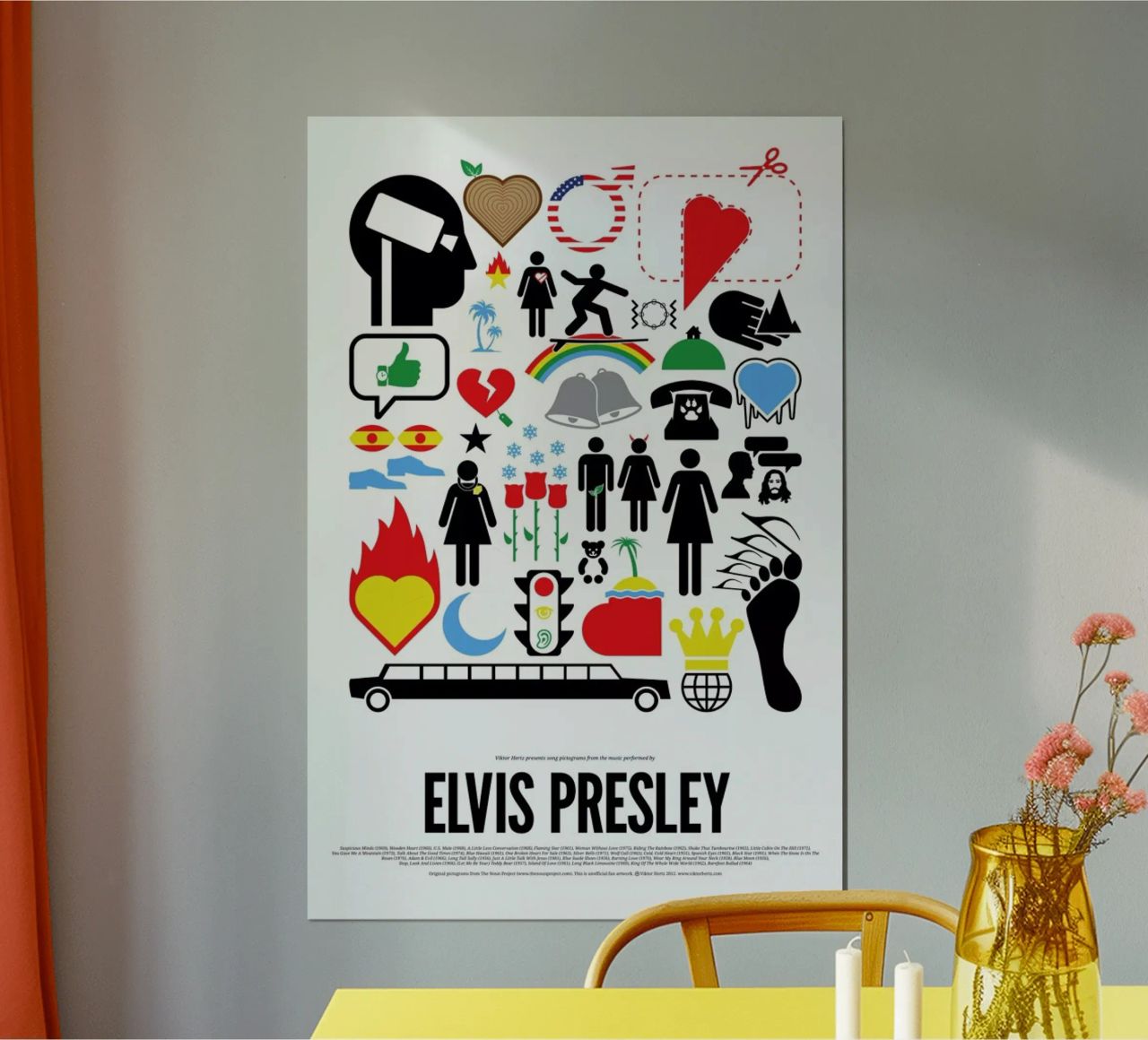 Elvis Presley poster by Viktor Hertz