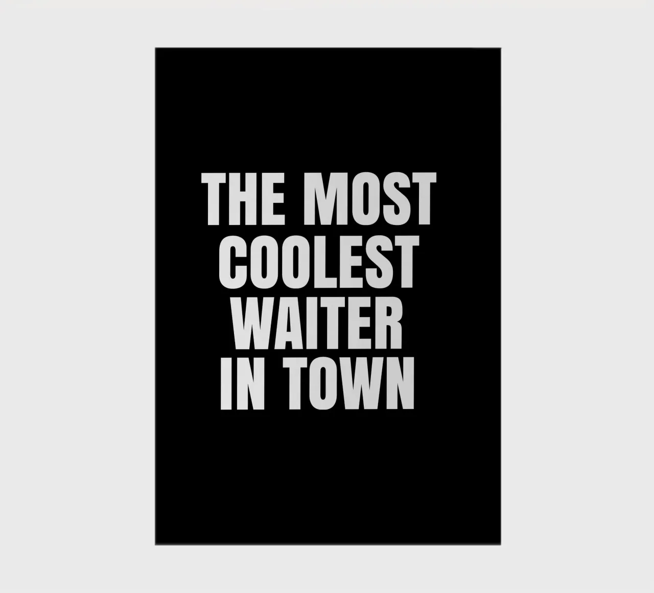 The most coolest waiter in town notebook by happieeagle