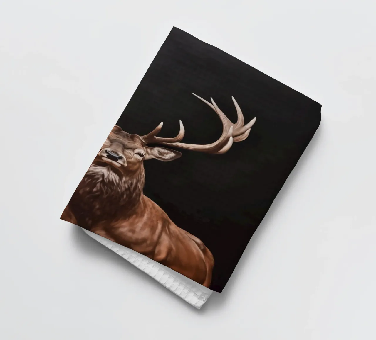 Portrait de cerf majestueux torchon de Carinaprint