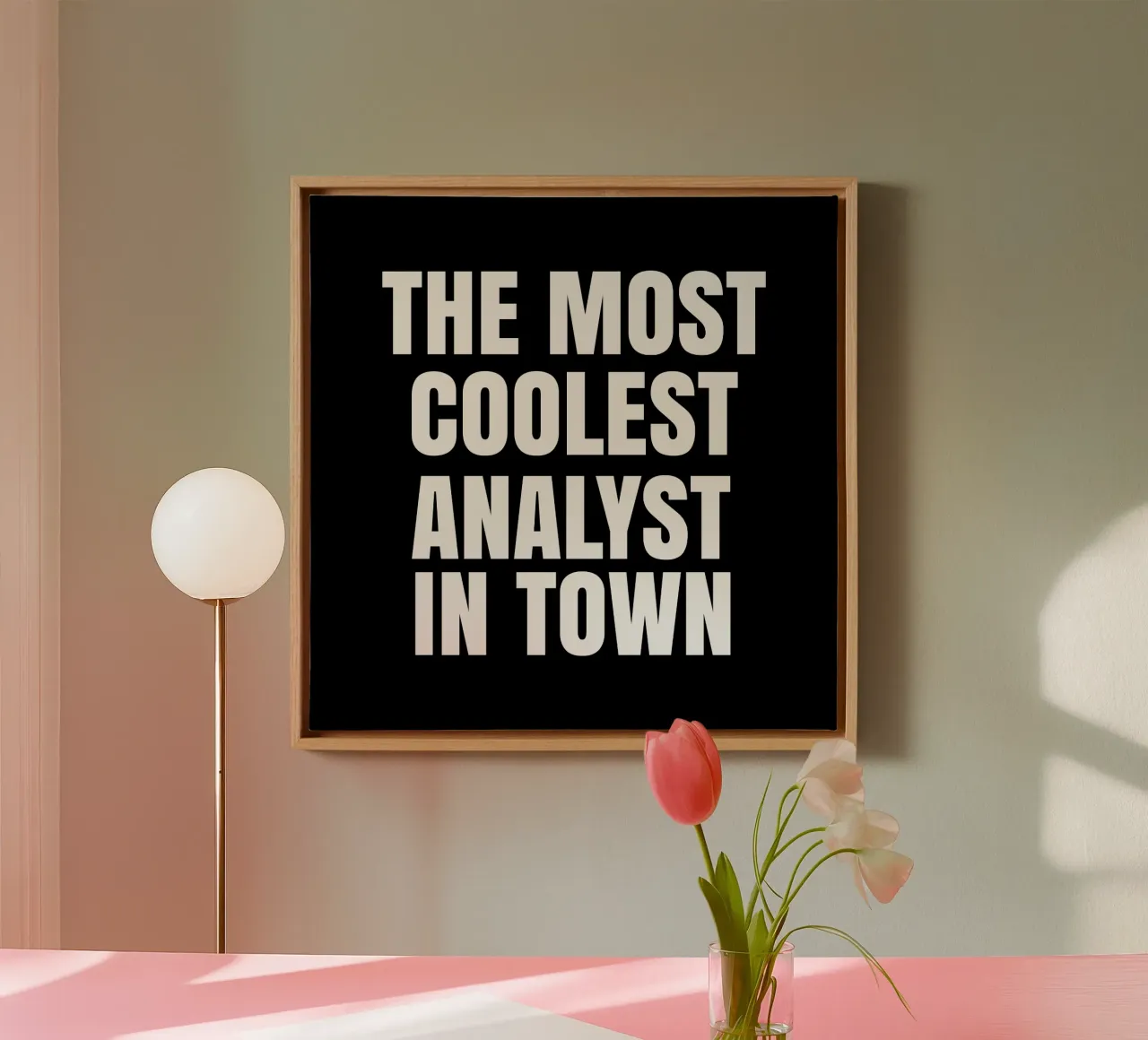 The most coolest analyst in town canvas by happieeagle