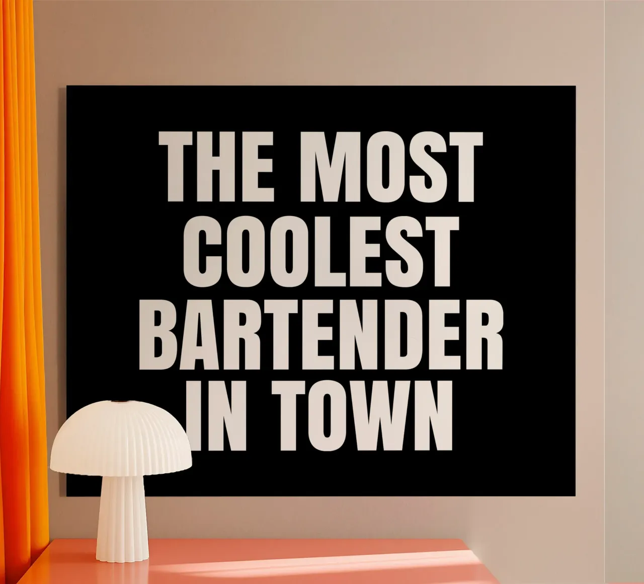 The most coolest bar tender in town plexiglass da happieeagle