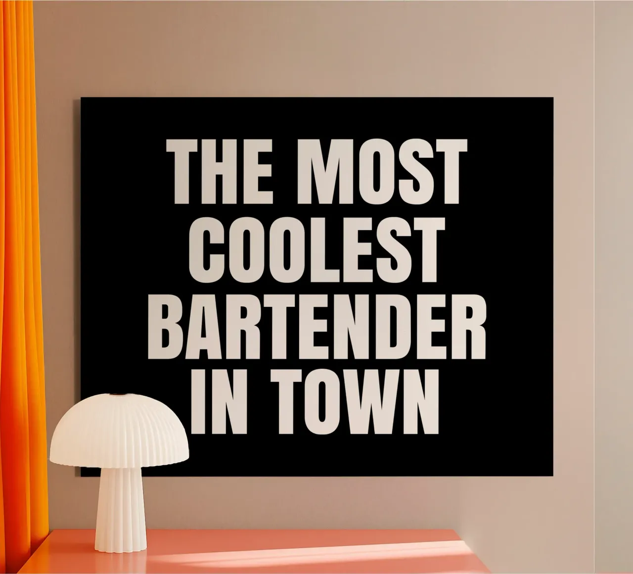 The most coolest bar tender in town alluminio dibond da happieeagle