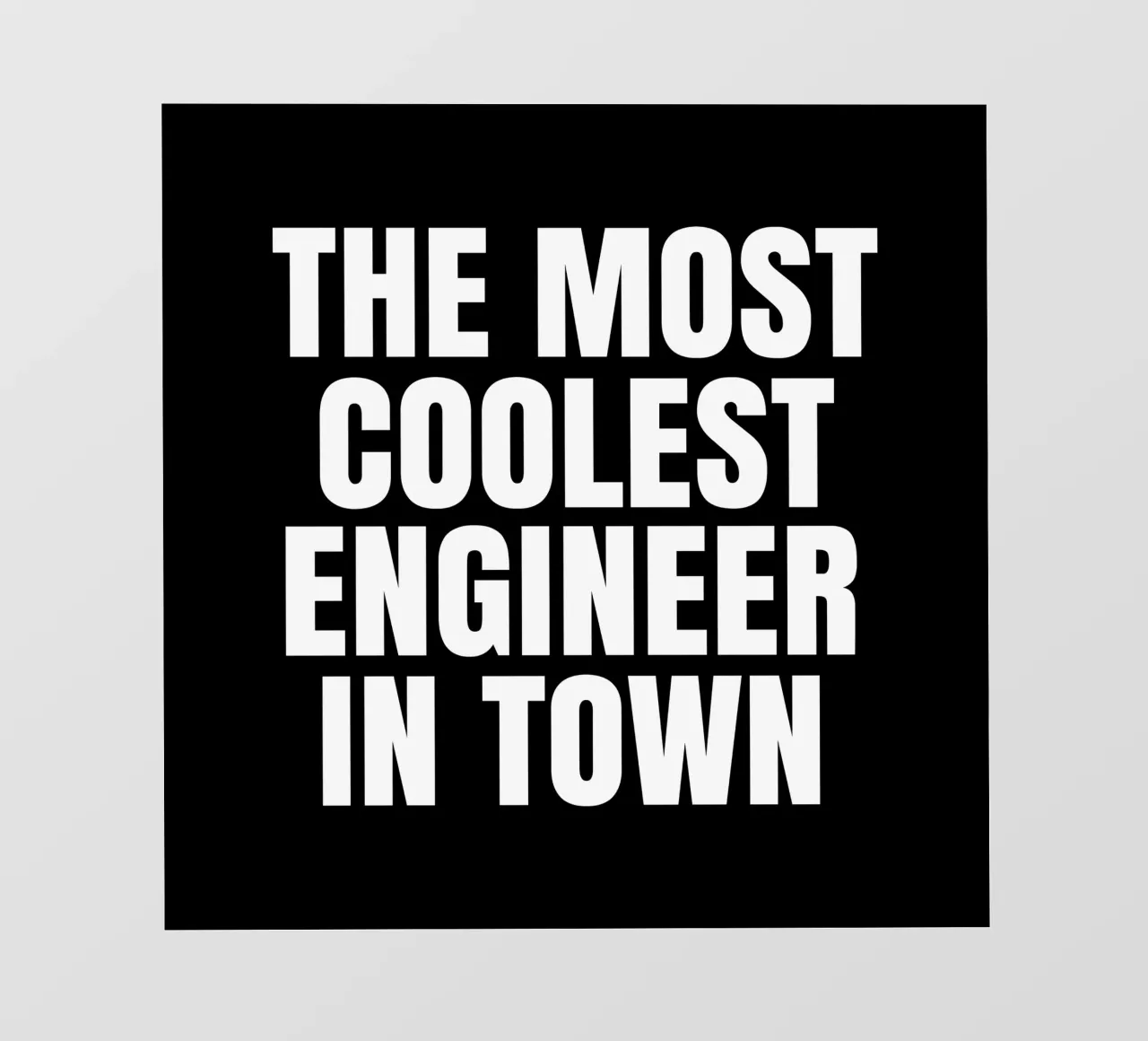 The most coolest engineer in town telo in pvc da happieeagle