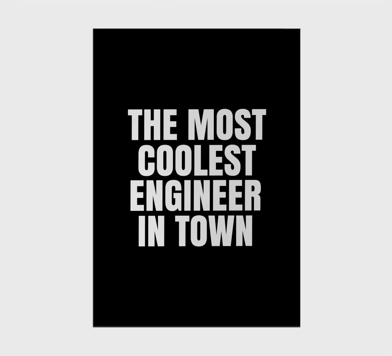 The most coolest engineer in town notebook by happieeagle