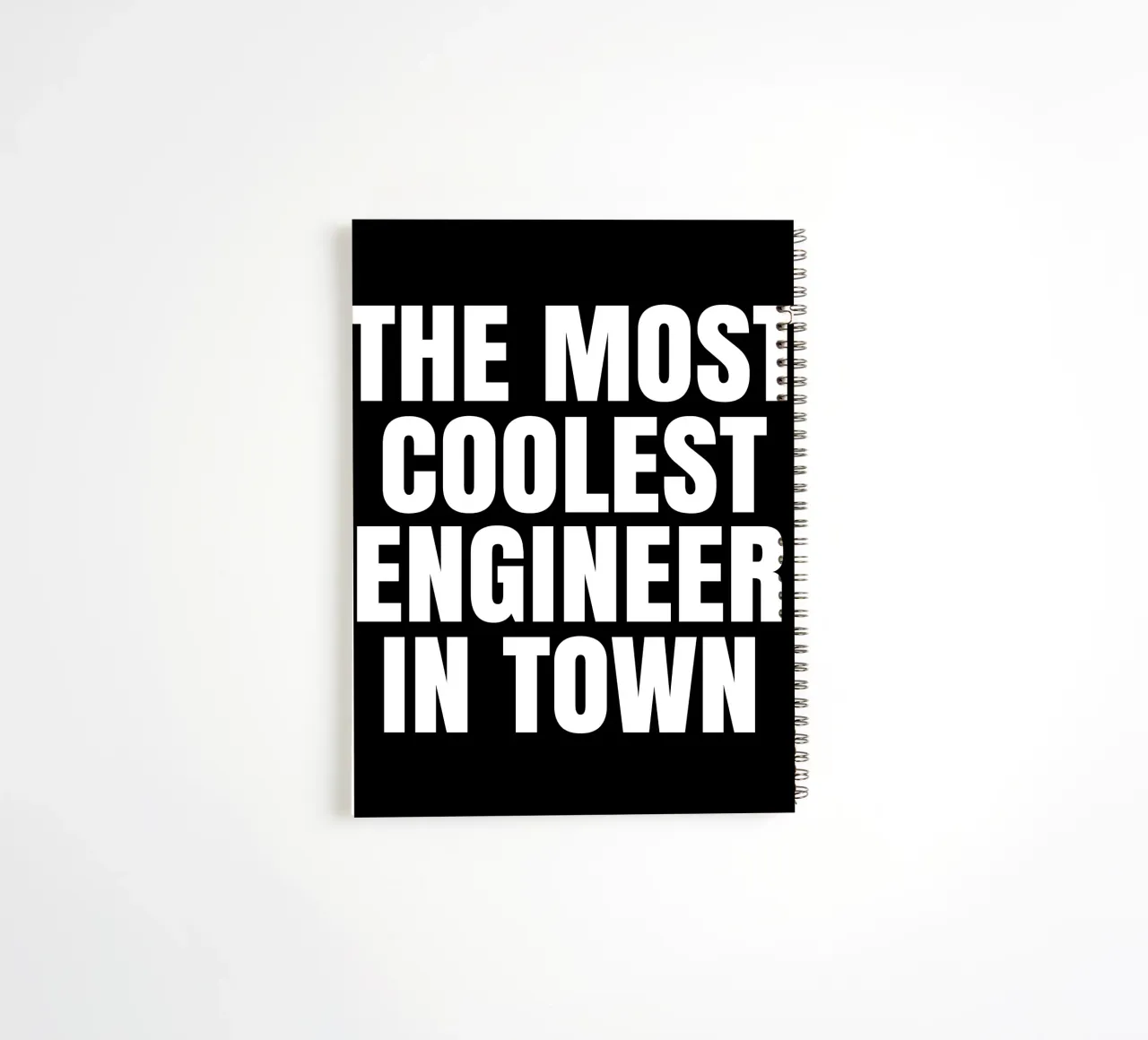 The most coolest engineer in town spiral notebook by happieeagle