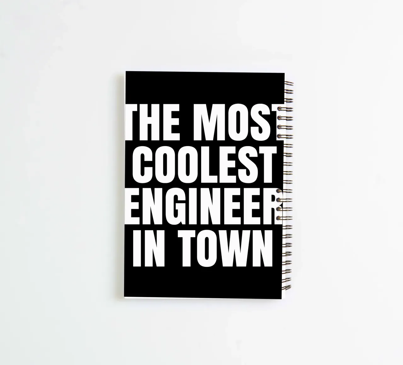 The most coolest engineer in town spiral notebook by happieeagle