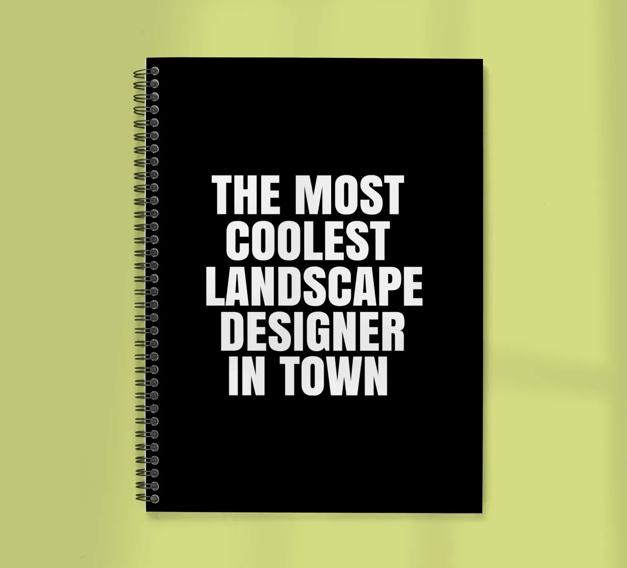 The most coolest landscape designer in town spiral notebook by happieeagle