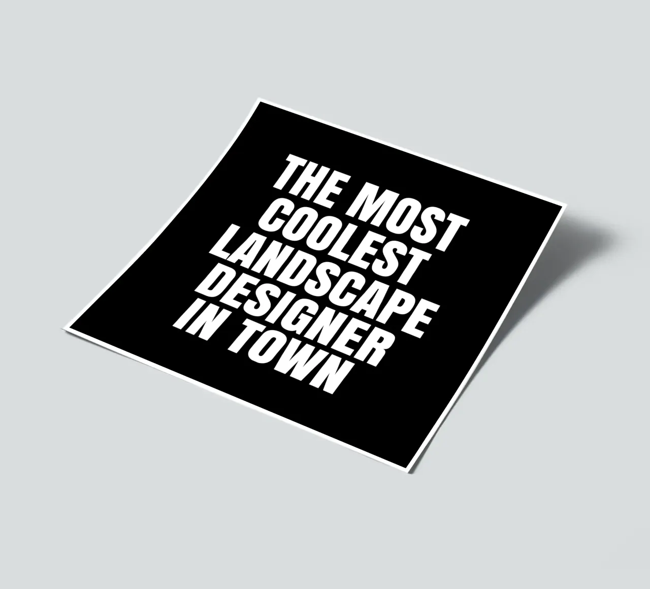 The most coolest landscape designer in town sticker sheet by happieeagle