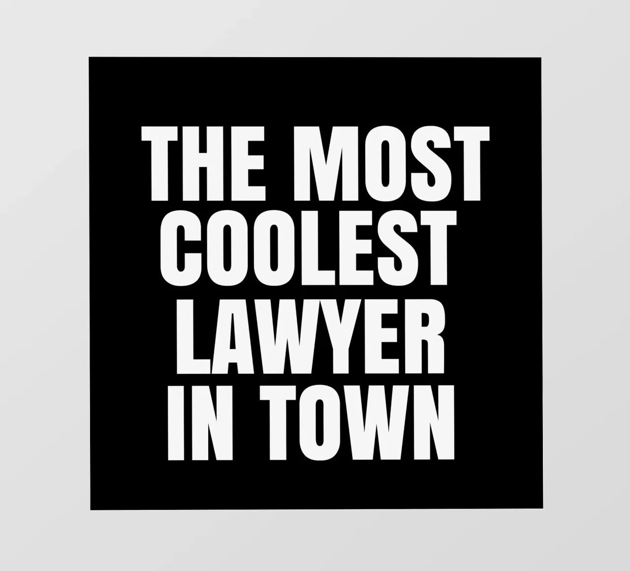 The most coolest lawyer in town telo in pvc da happieeagle