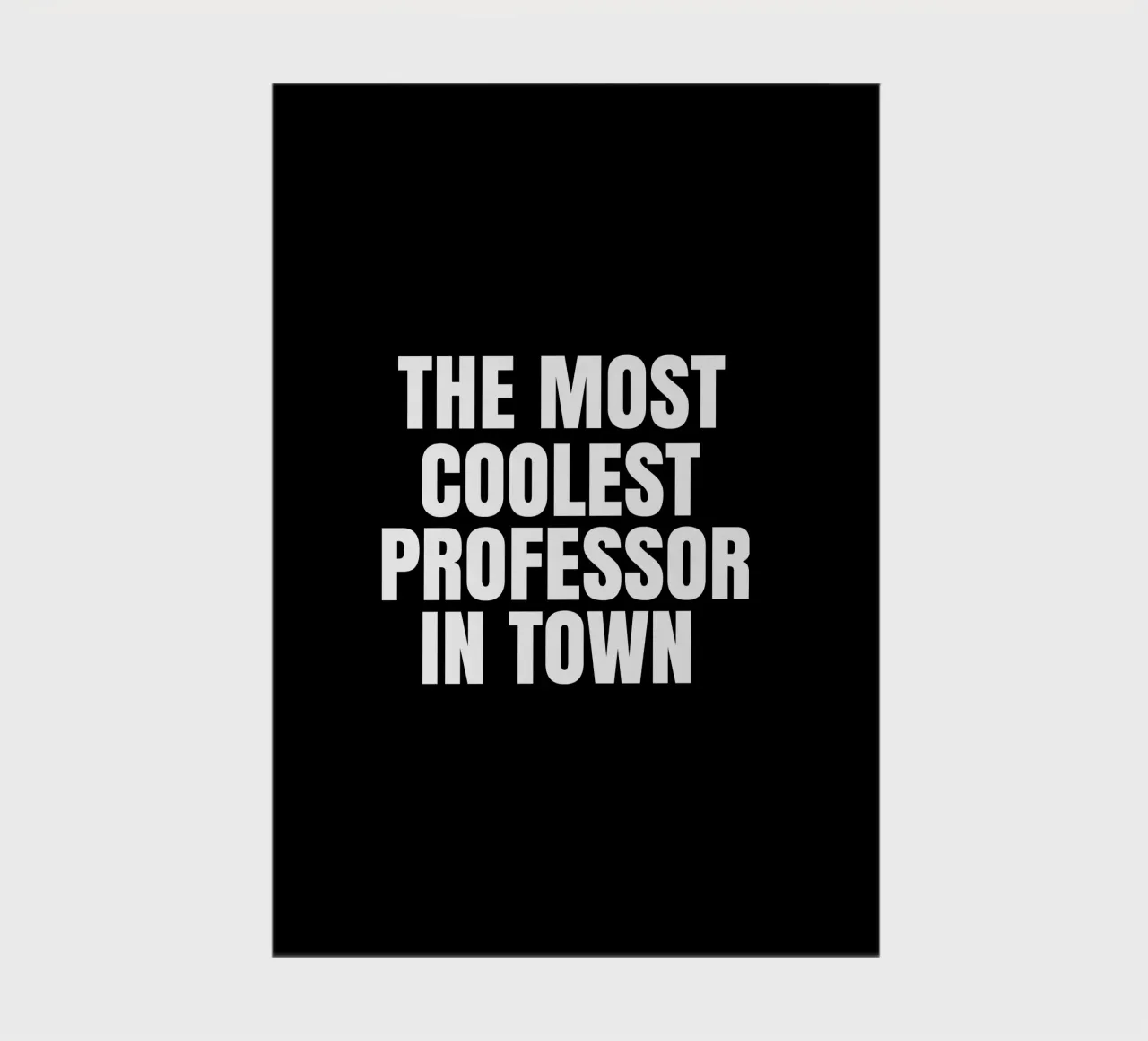 The most coolest professor in town notebook by happieeagle