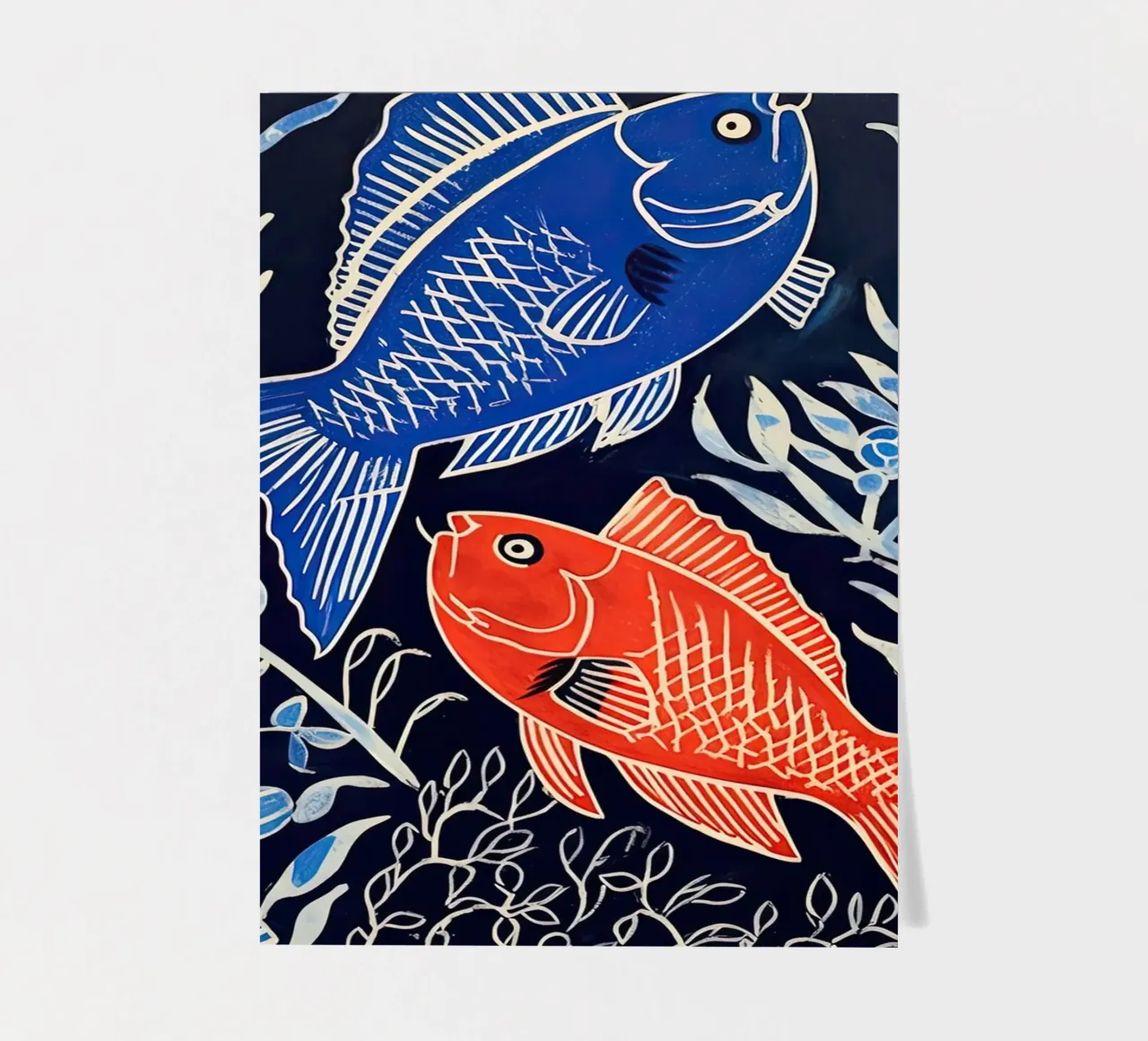 Dúo de peces pack de pegatina de DaarbyN
