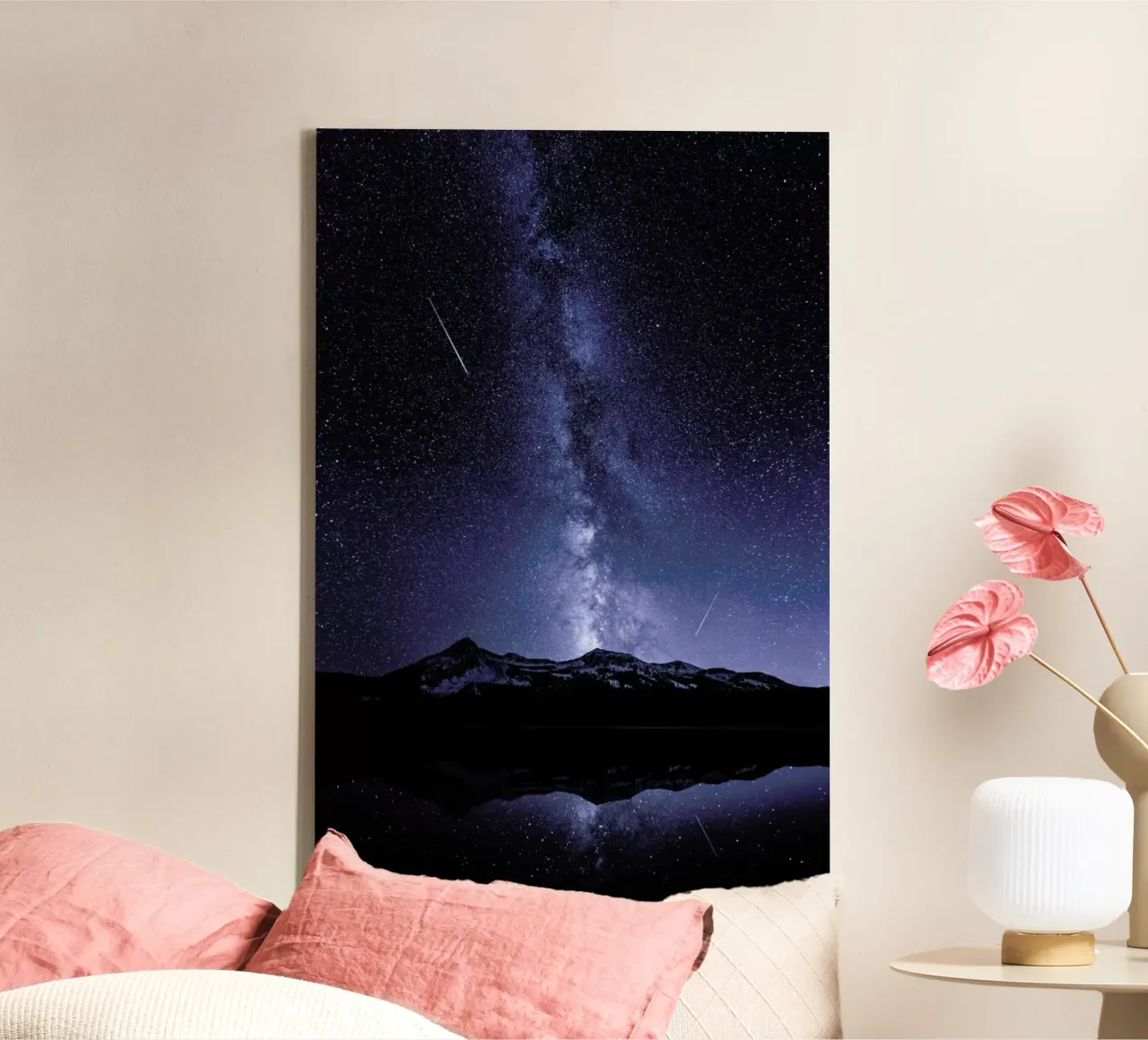 Galaxies Reflection - Toby Harriman tela con Cornice a cassetta da Pictufy