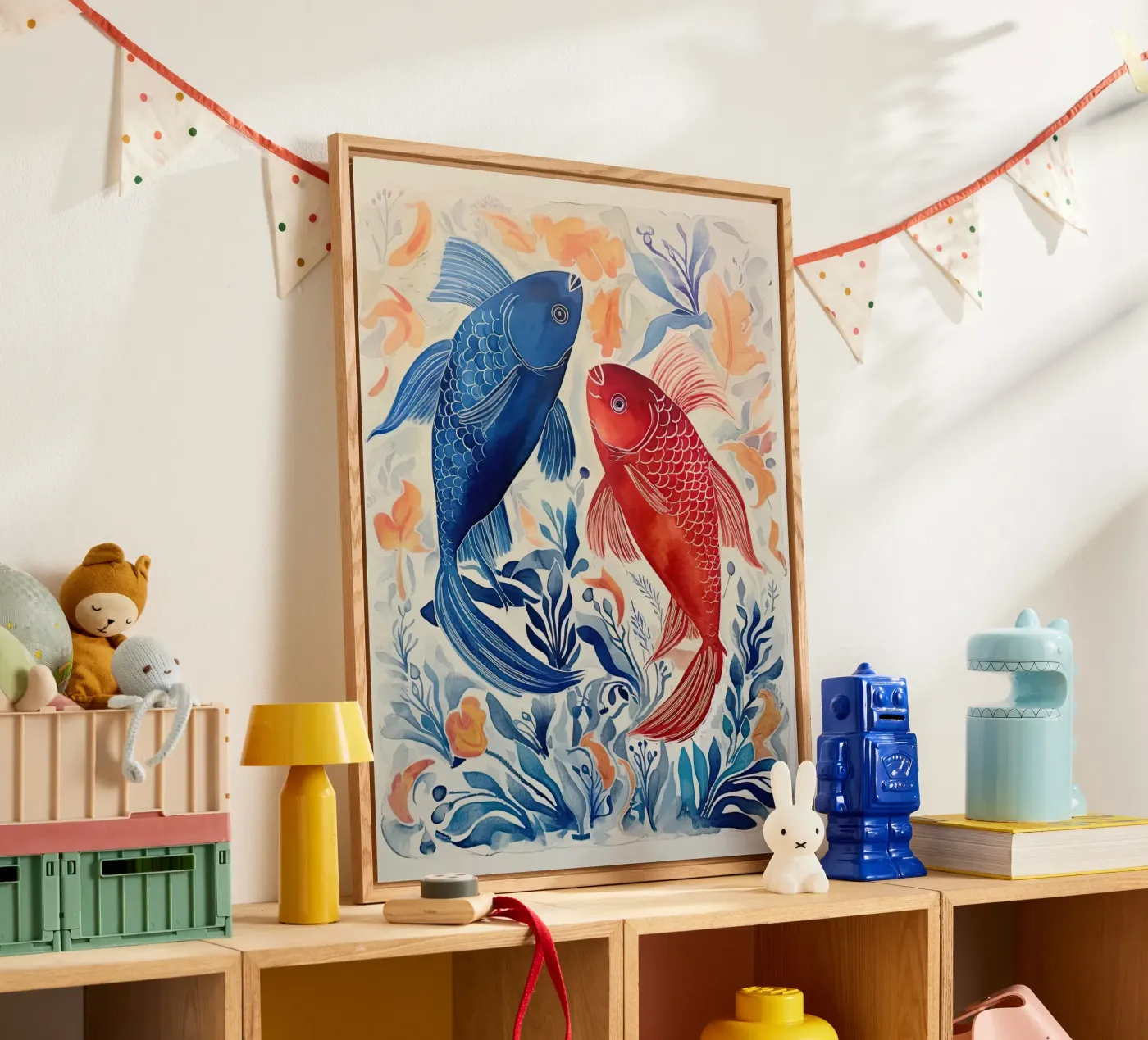 Fish Dance acrylic glass by DaarbyN