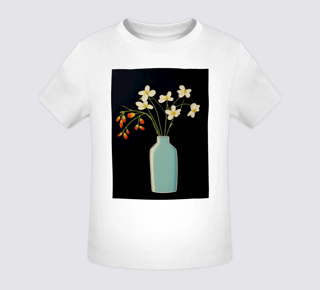 Semplicità in fiore maglietta neonato da DaarbyN