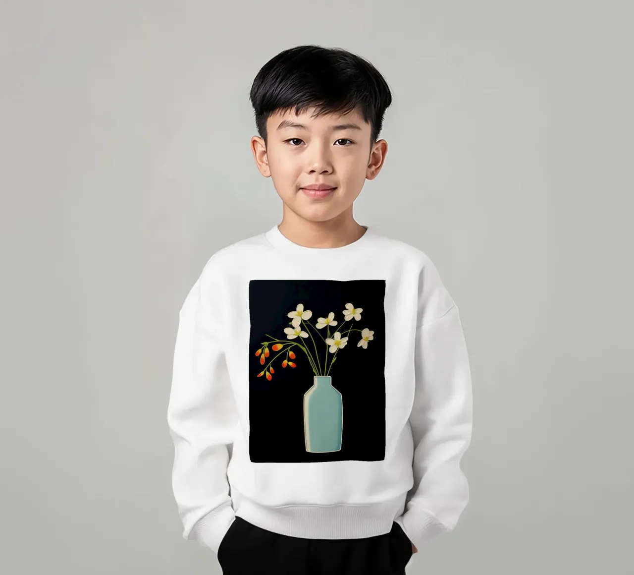 Semplicità in fiore felpa bambino da DaarbyN