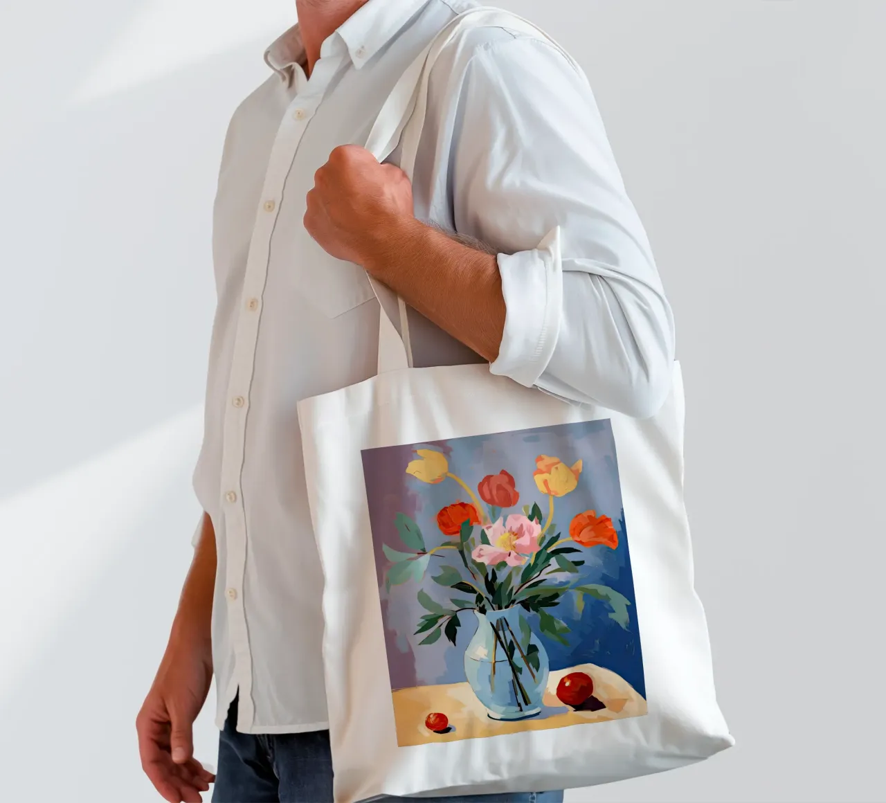 Bouquet di fiori borsa in juta da DaarbyN