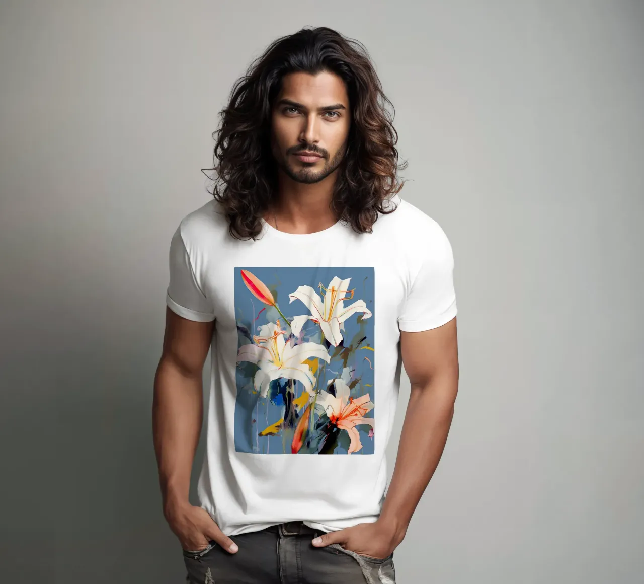 Fiori di giglio t-shirt da DaarbyN