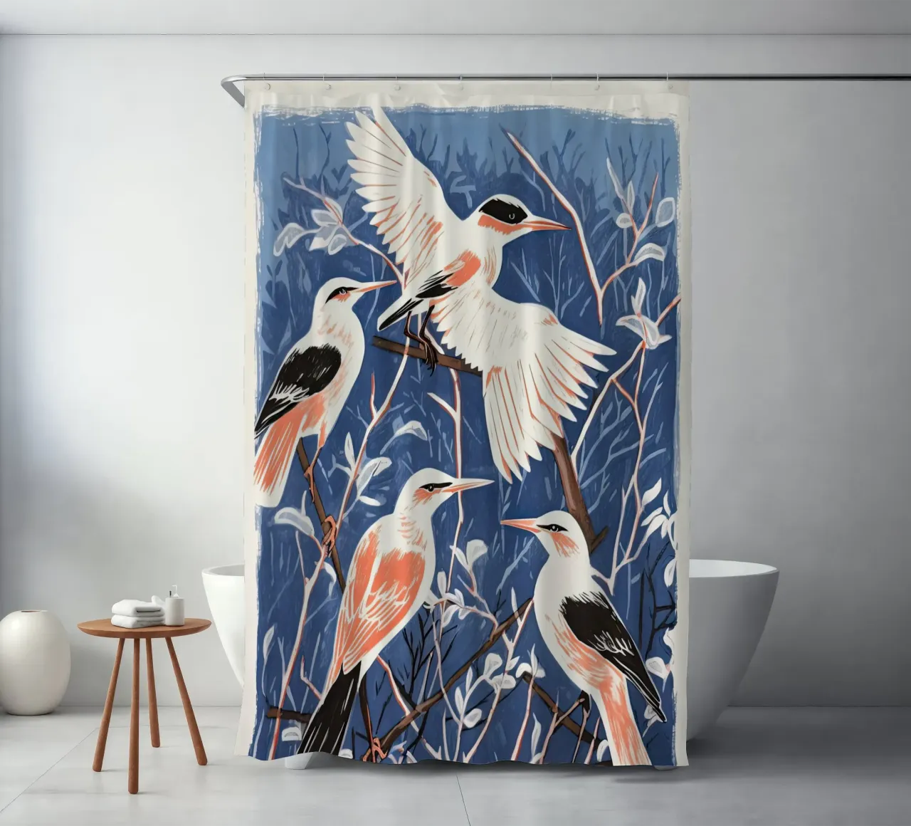 Ready To Fly shower curtain by DaarbyN