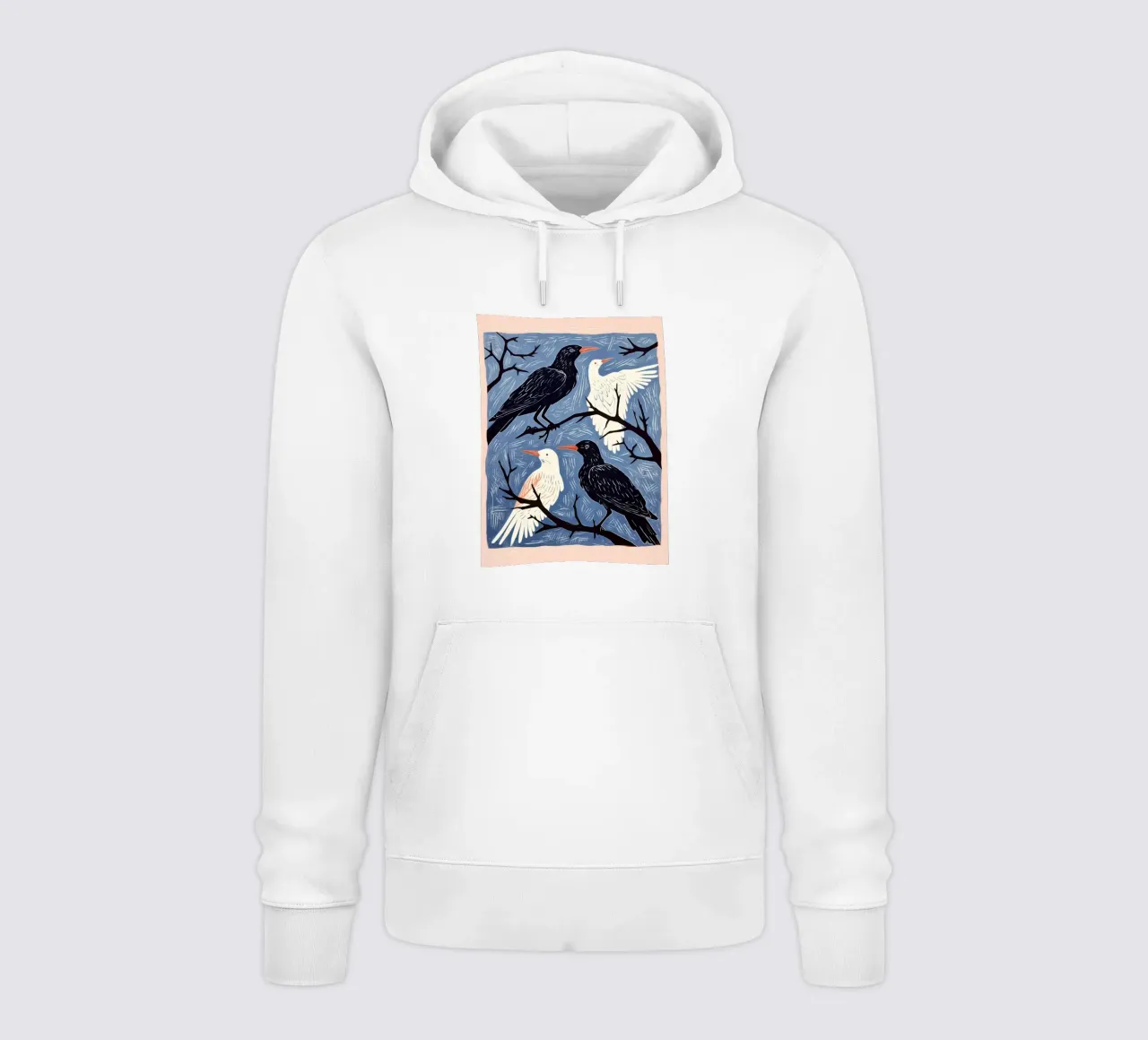 Parlare di uccelli felpa con cappuccio da DaarbyN