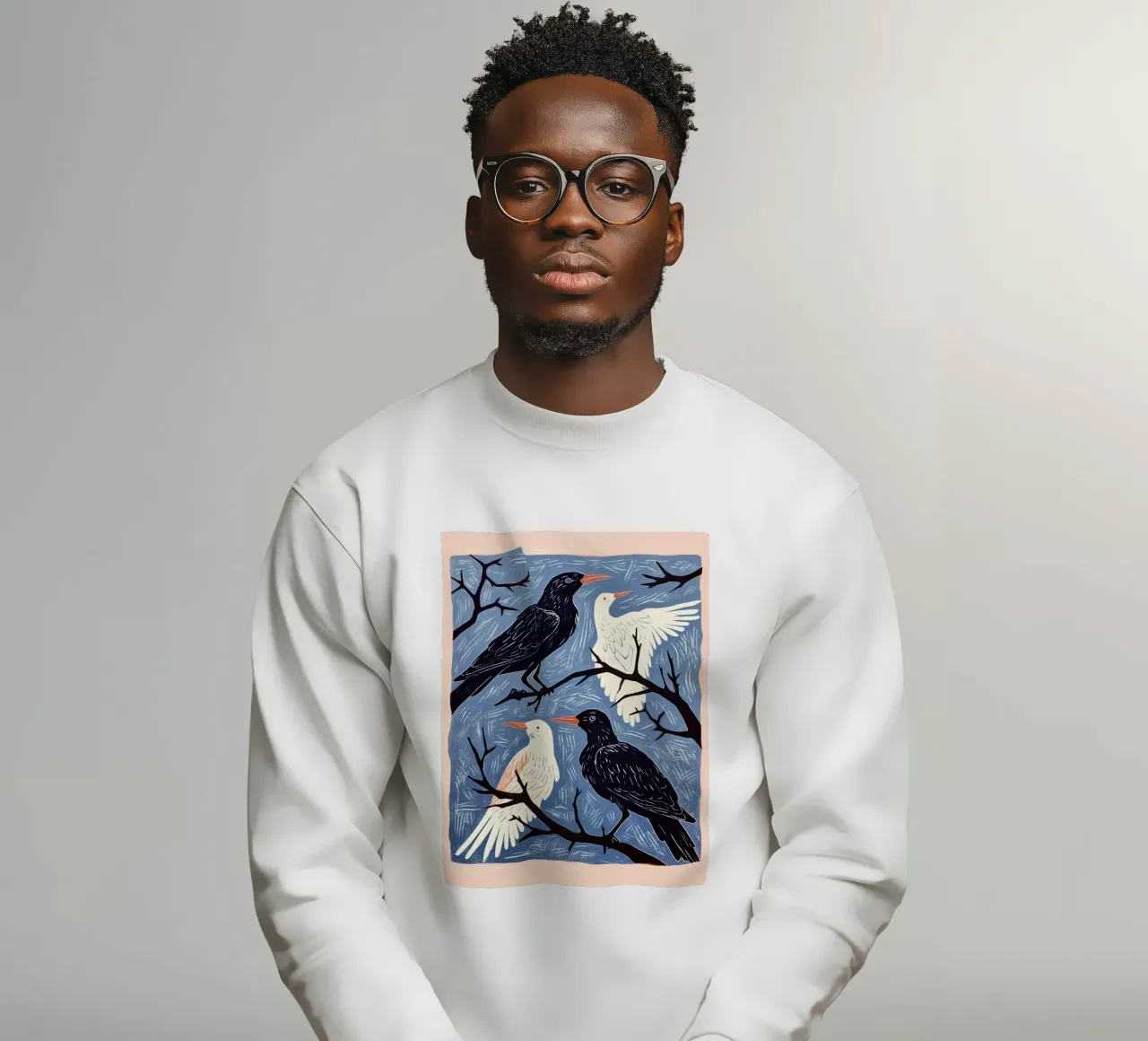 Vogelpraat sweatshirt van DaarbyN