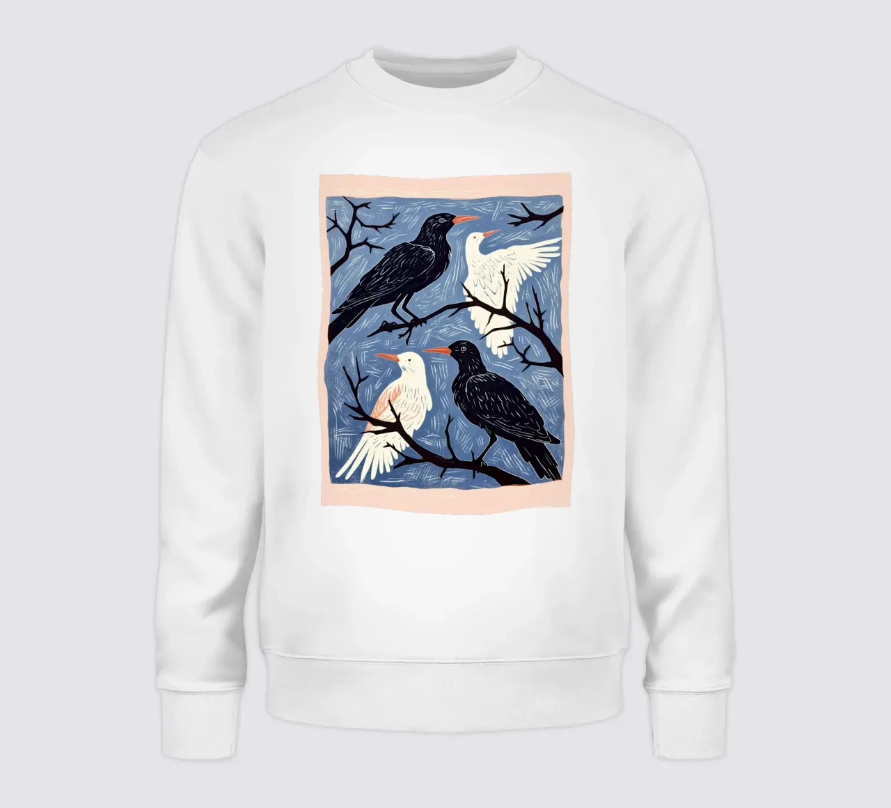 Vogelpraat sweatshirt van DaarbyN