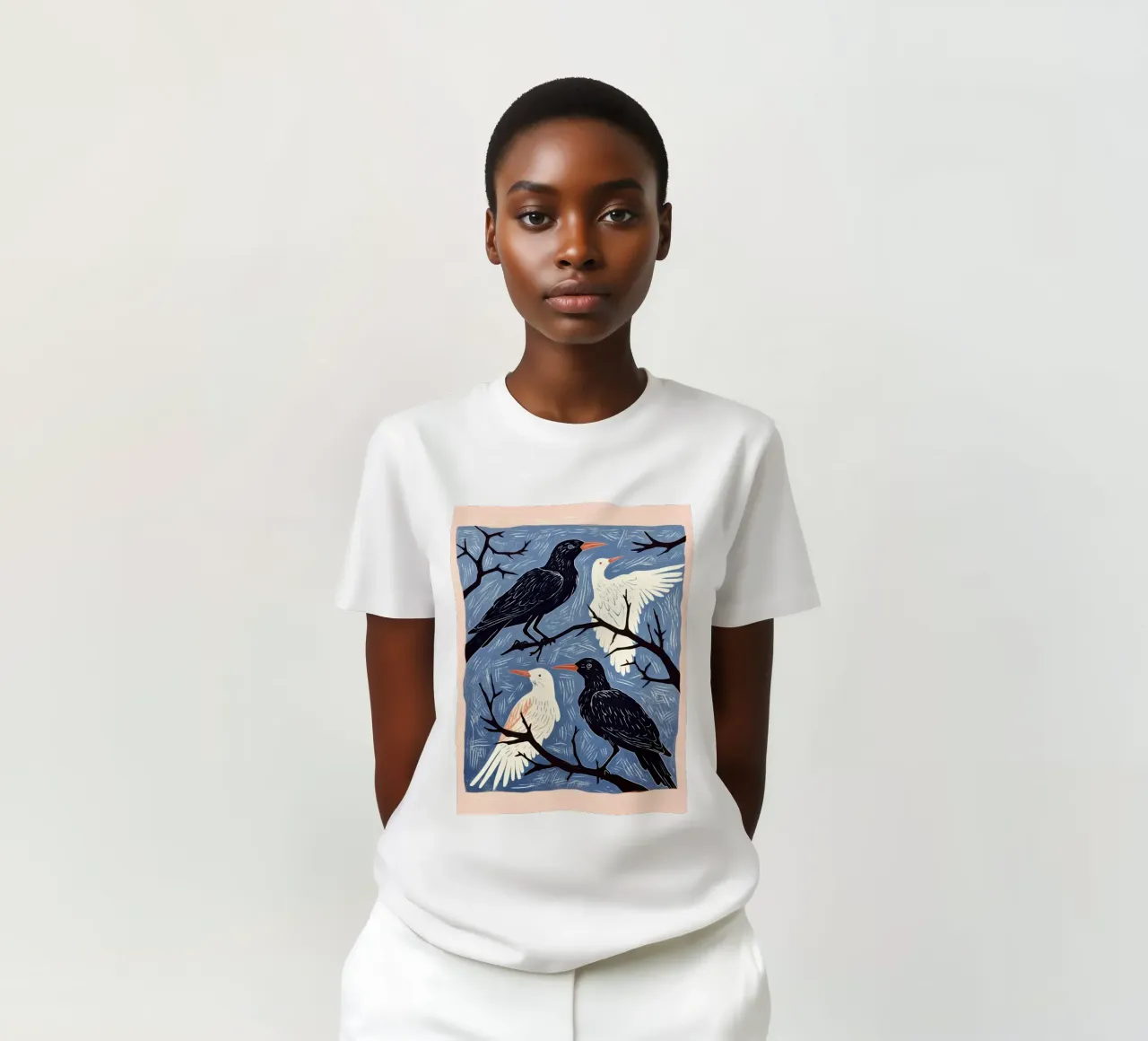 Parlare di uccelli t-shirt da DaarbyN