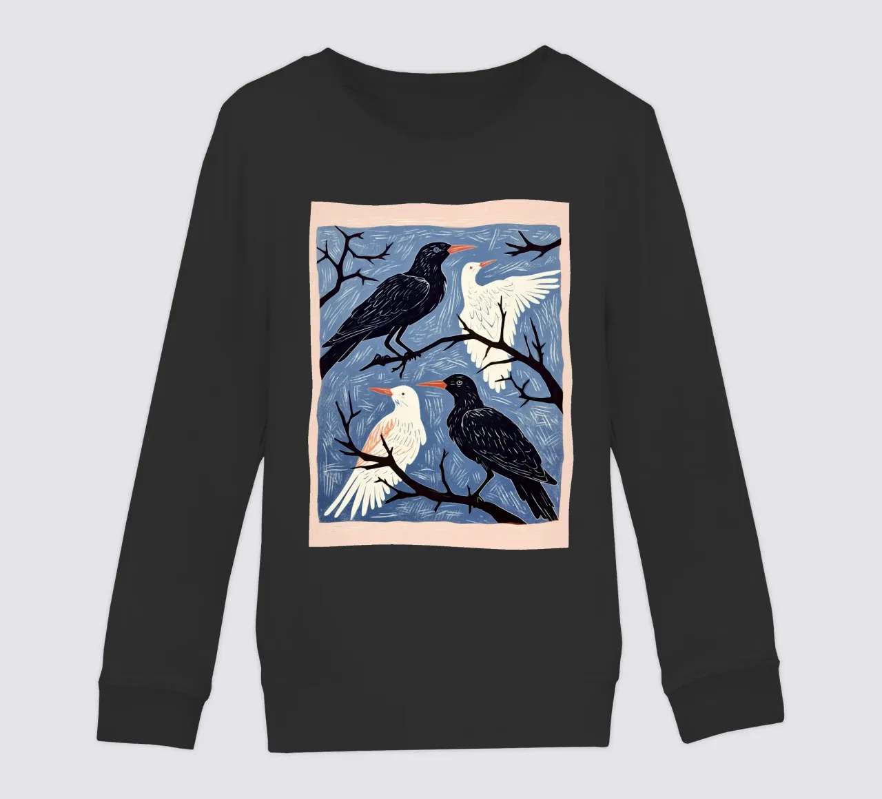 Parlare di uccelli felpa bambino da DaarbyN