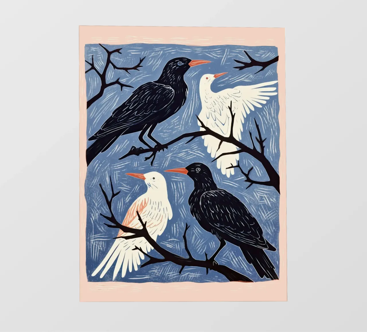 Parlare di uccelli telo in pvc da DaarbyN