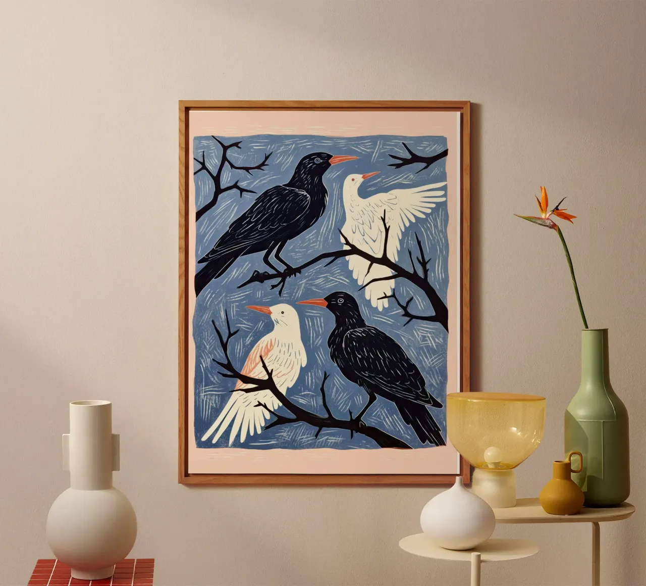 Parlare di uccelli alluminio dibond da DaarbyN