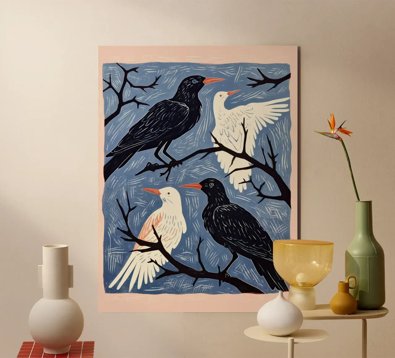 Parlare di uccelli alluminio dibond da DaarbyN