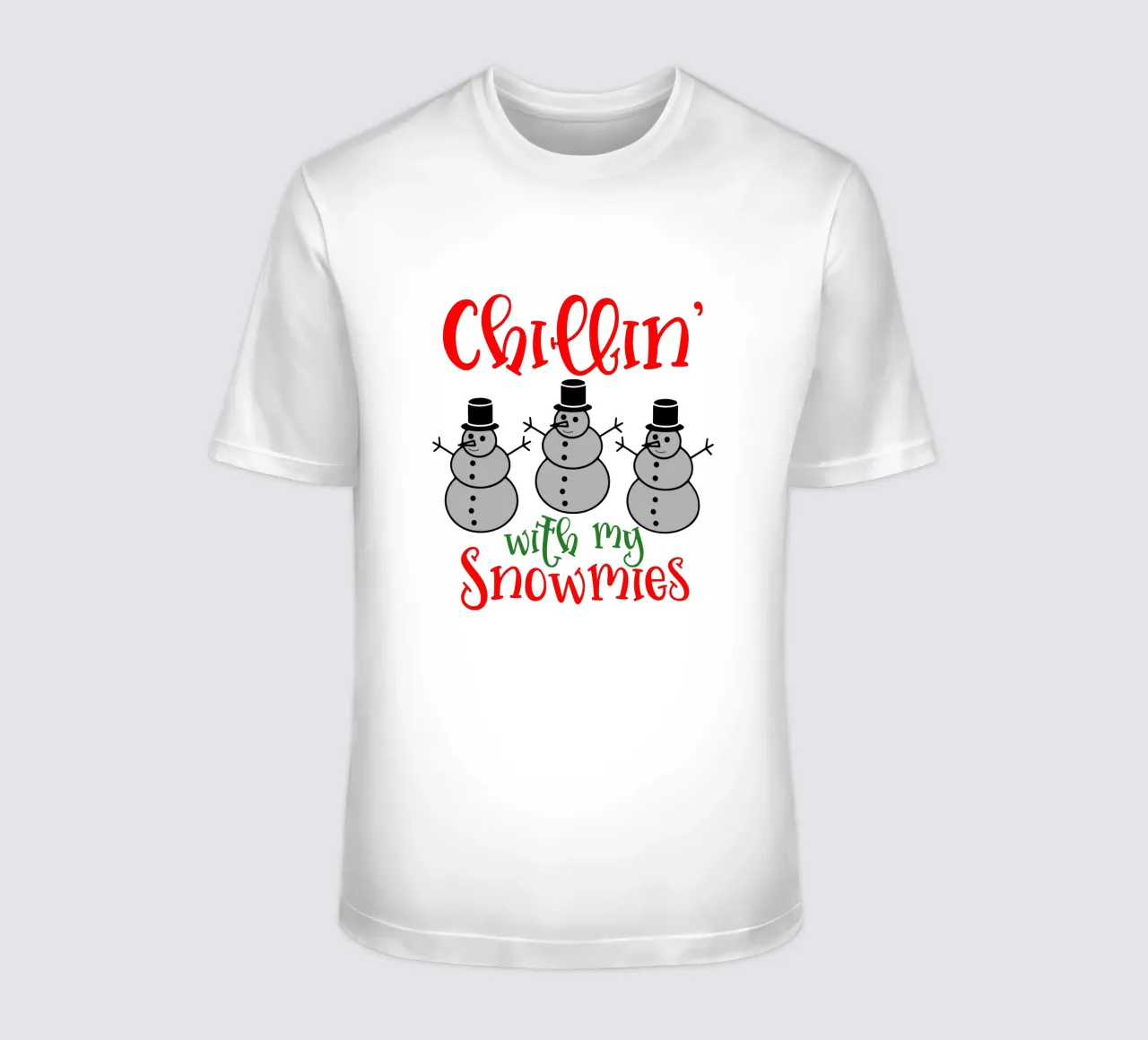 rilassarsi con i miei snowmies t-shirt da onefeelshop