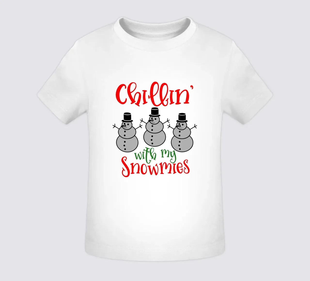 rilassarsi con i miei snowmies maglietta neonato da onefeelshop