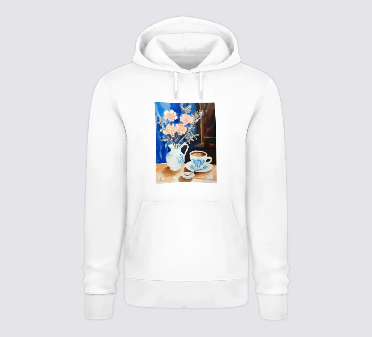 Café y flores sudadera con capucha de DaarbyN