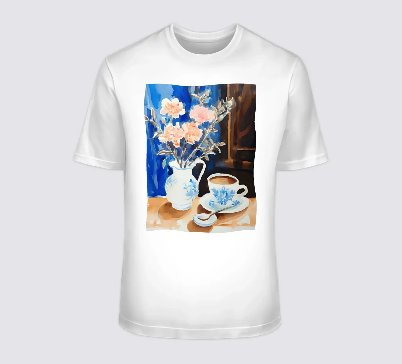 Caffè e fiori t-shirt da DaarbyN