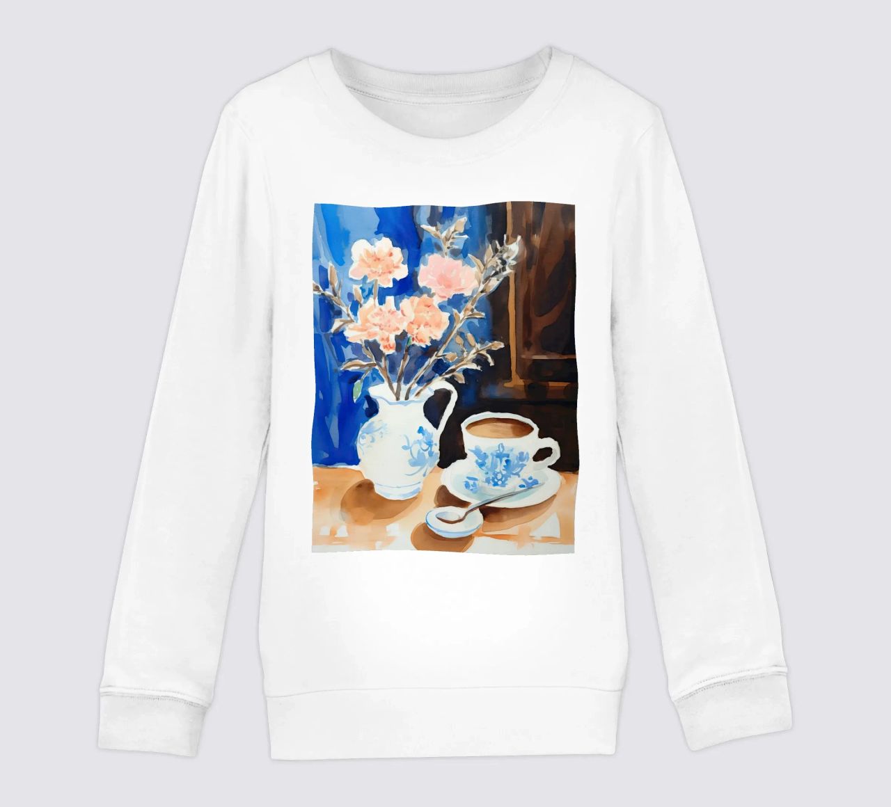 Caffè e fiori felpa bambino da DaarbyN