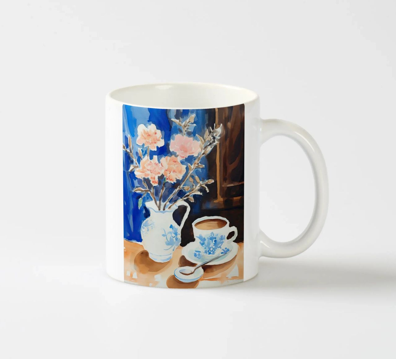 Caffè e fiori tazza in ceramica da DaarbyN