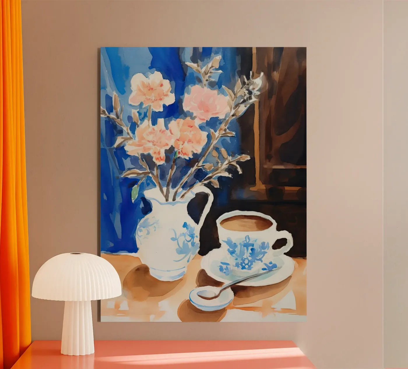 Caffè e fiori pannello forex da DaarbyN