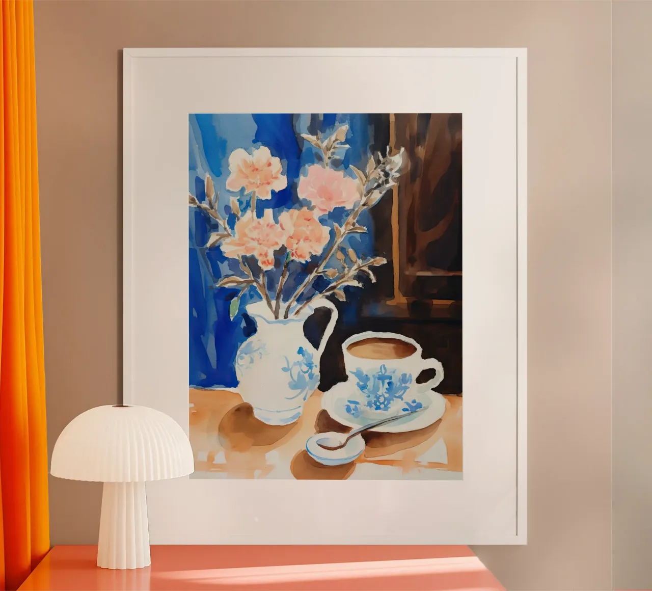 Caffè e fiori poster da DaarbyN
