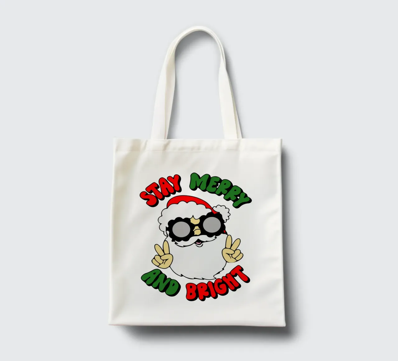 que te vaya bien santa claus tote bag de onefeelshop