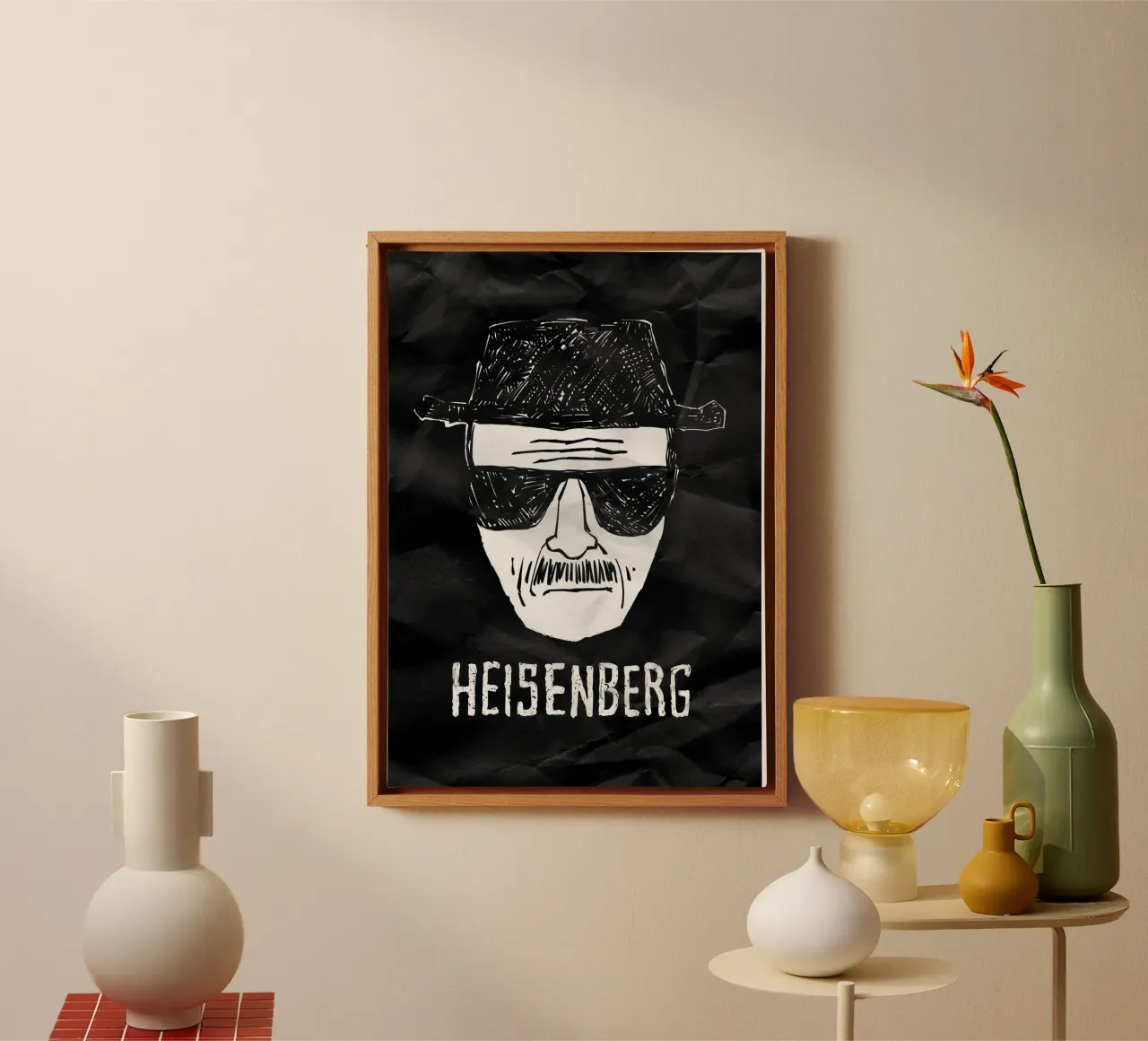 Heisenberg tela con Cornice a cassetta da nabakumov